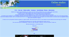 Desktop Screenshot of onlinestudiesaruba.com