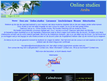 Tablet Screenshot of onlinestudiesaruba.com